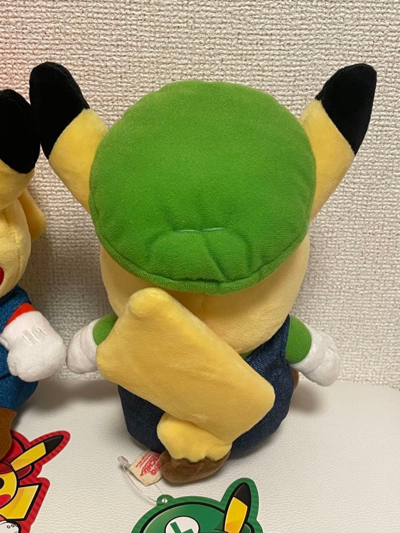 マリオピカチュウ ルイージピカチュウ　ぬいぐるみ　限定品