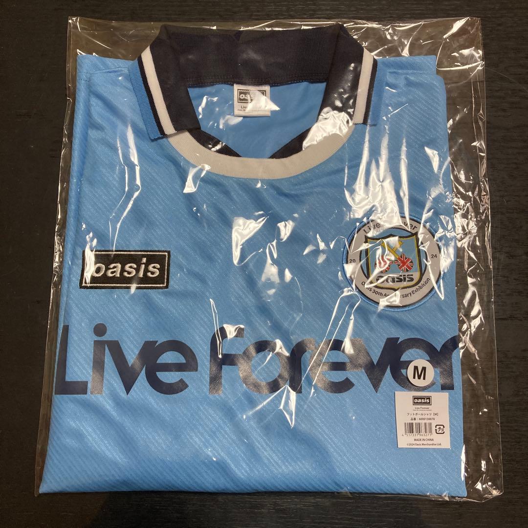試着のみ】オアシス Live forever フットボールシャツ Mサイズ - メルカリ
