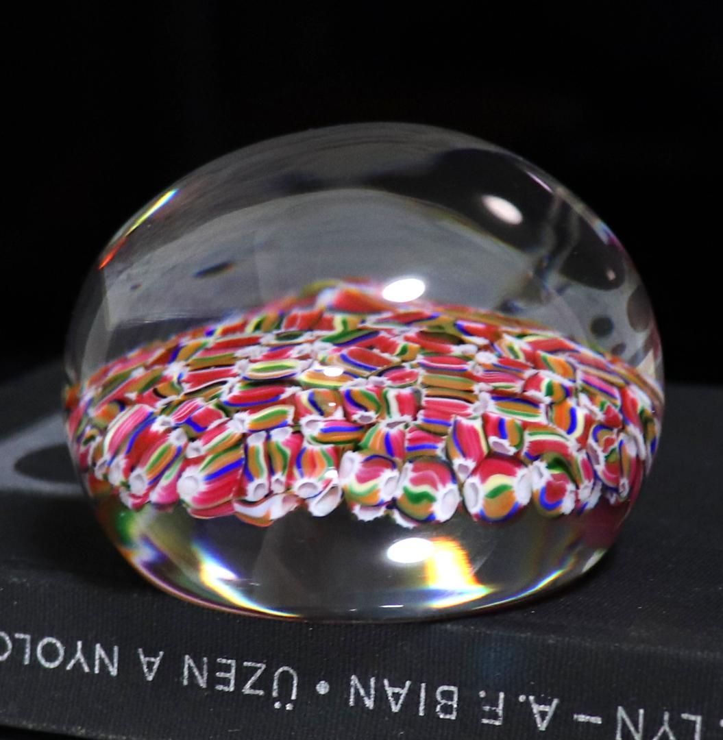 オールド・バカラ 激レア ミルフィオリ ペーパーウェイト ヴィンテージ 限定廃版