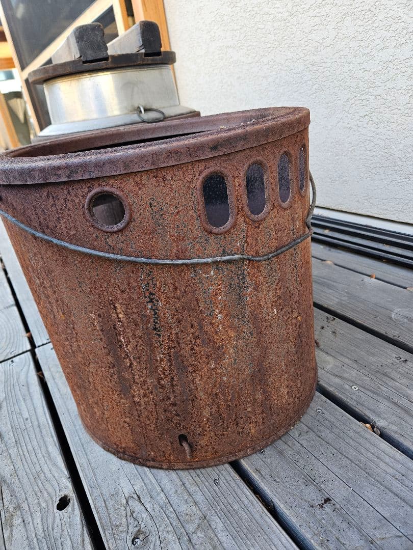 2こセット　羽釜　釜戸　昭和レトロ　古道具　古民具