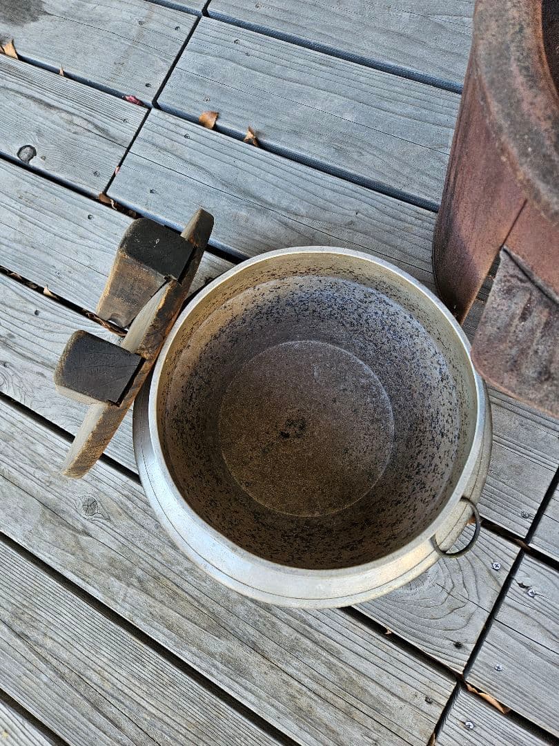 2こセット　羽釜　釜戸　昭和レトロ　古道具　古民具