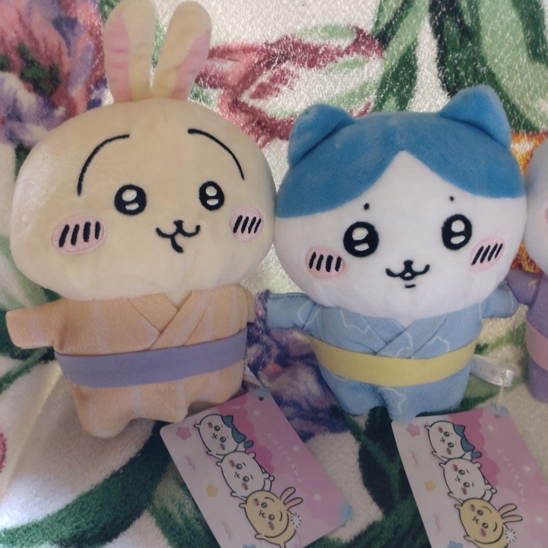 ちいかわ　ぴっち出品　浴衣ぬいぐるみ　うさぎさん