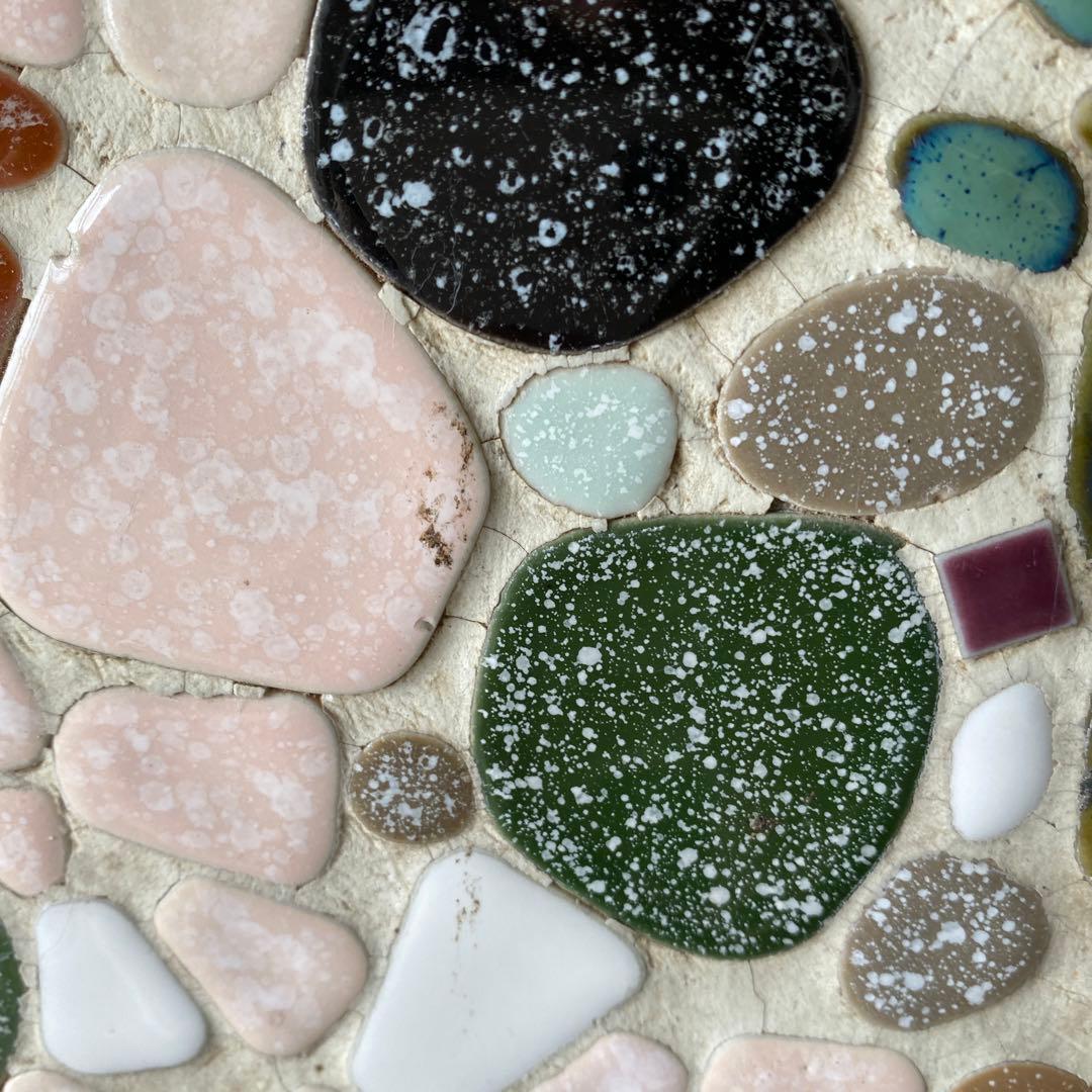 ストーブ台　薪ストーブ　タイル張り　古民家　昭和レトロ　b3