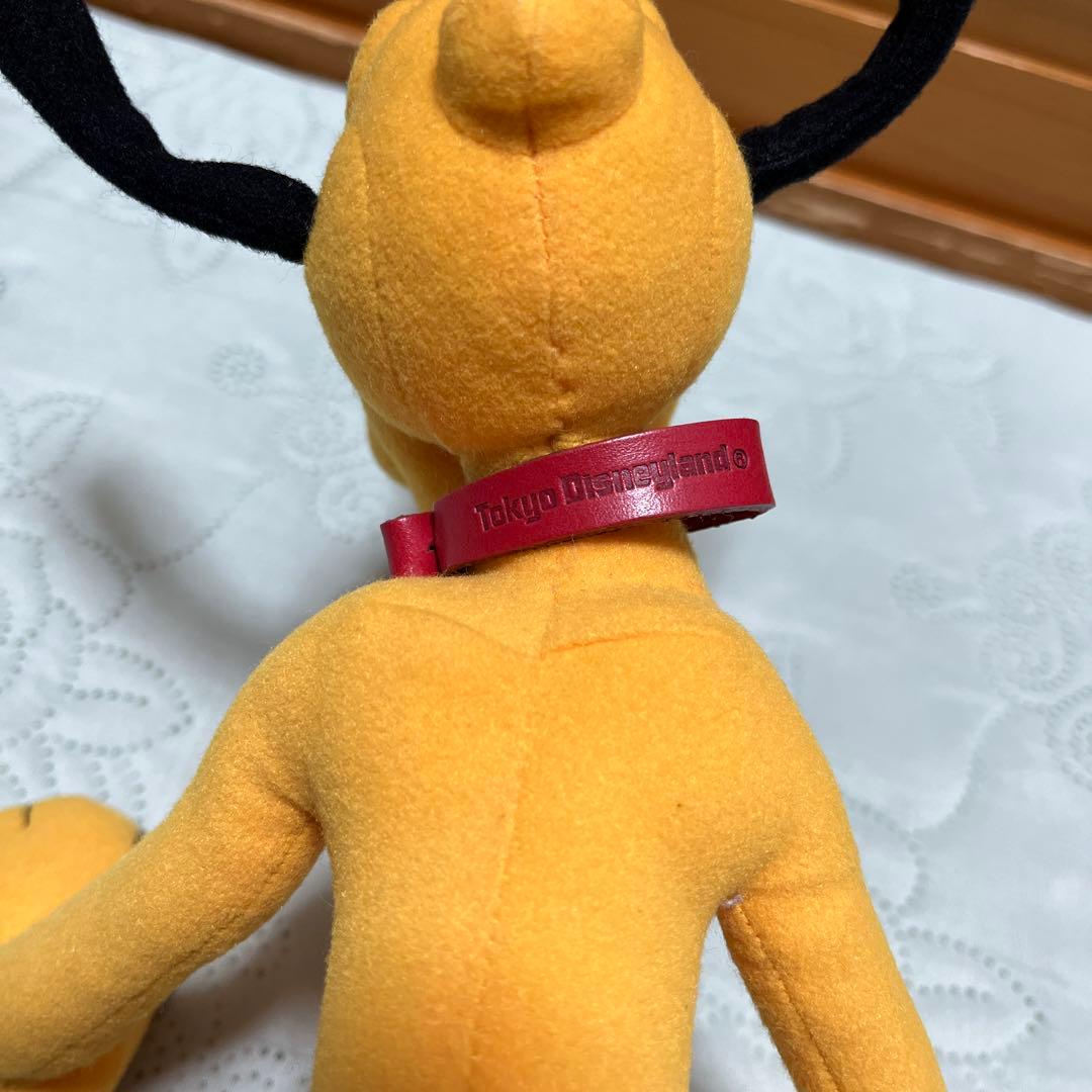 プルートぬいぐるみ(東京ディズニーランド初期)ポージング プルート ワイヤー入り