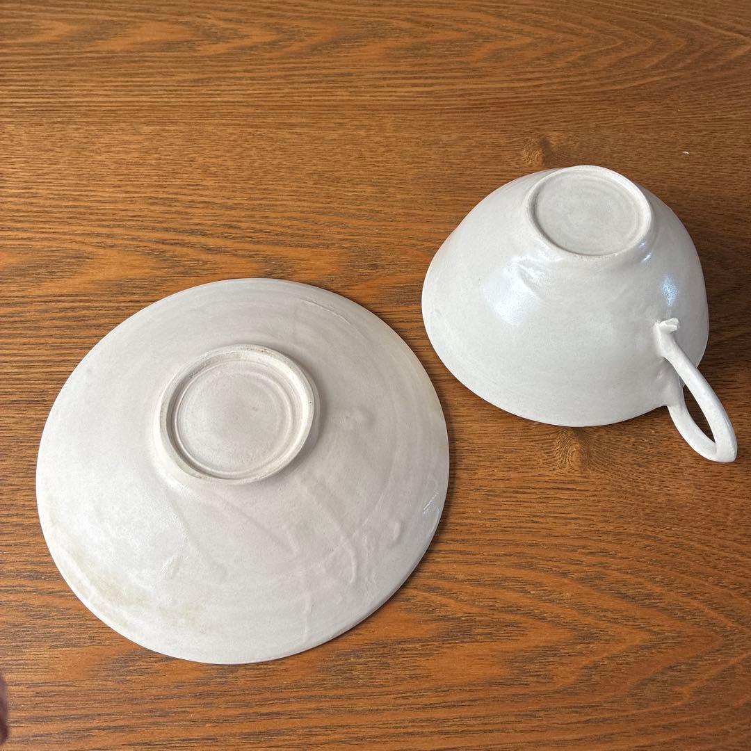 櫻井美奈子オルミナキルンさんのスープカップ&ソーサー1客 新品、未使用