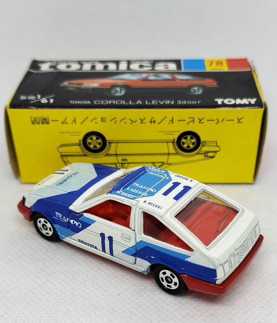 《黒箱トミカ78-4-5》トヨタカローラレビン【グループAフェア】未使用美品
