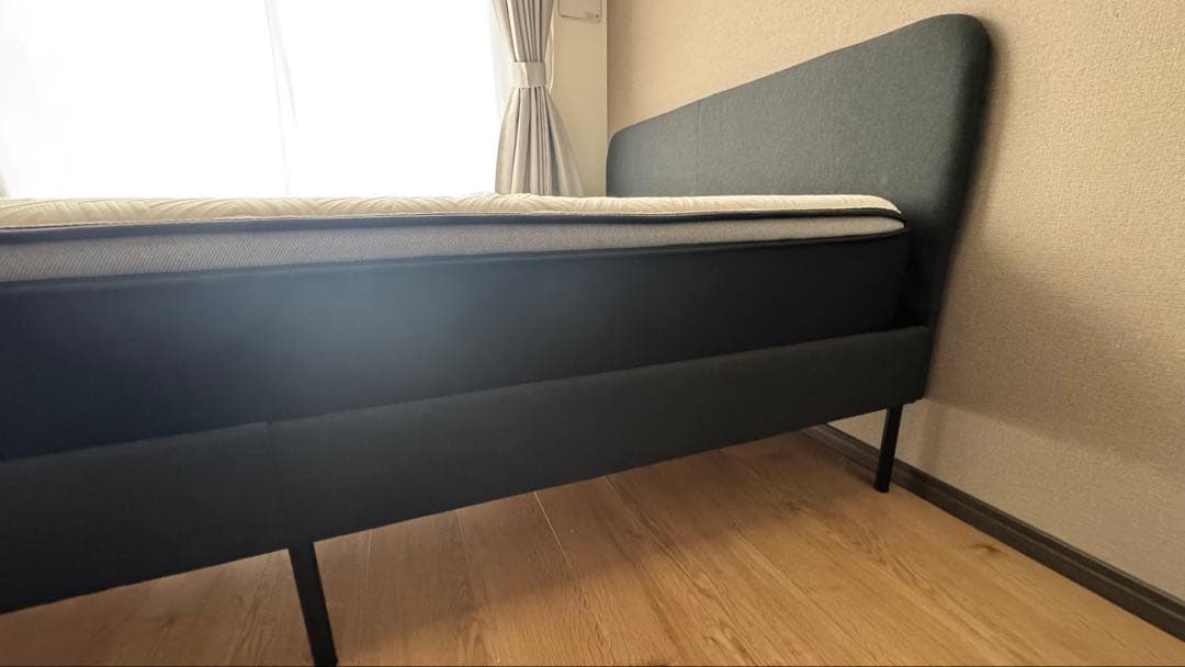 ‼️2月7日までの出品‼️IKEA SLATTUM ダブルベッドフレーム&マットレス