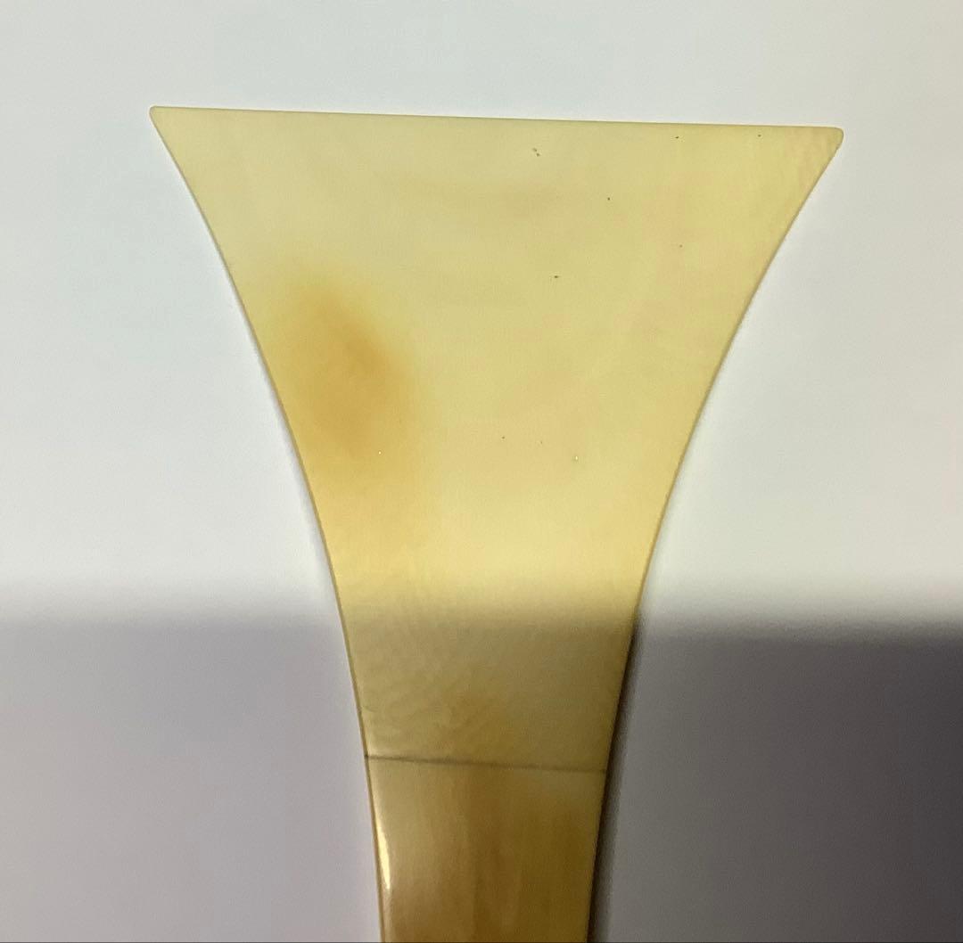 三味線撥53天然素材98.3g 全長20cm 開き9.3cm