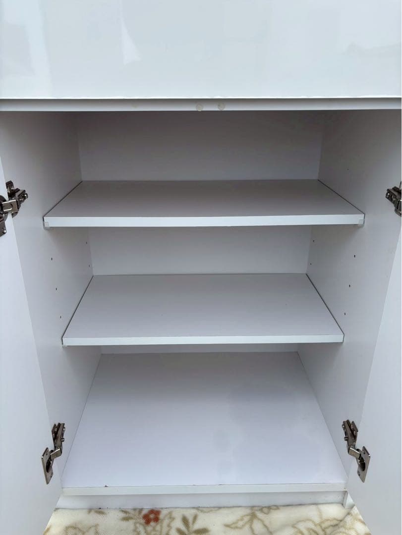 にょん　土井インテリヤ 食器棚 キッチンボード レンジボード H190.5