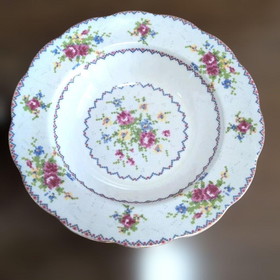 ロイヤル・アルバート　プチポイント　スープ　シリアルボール