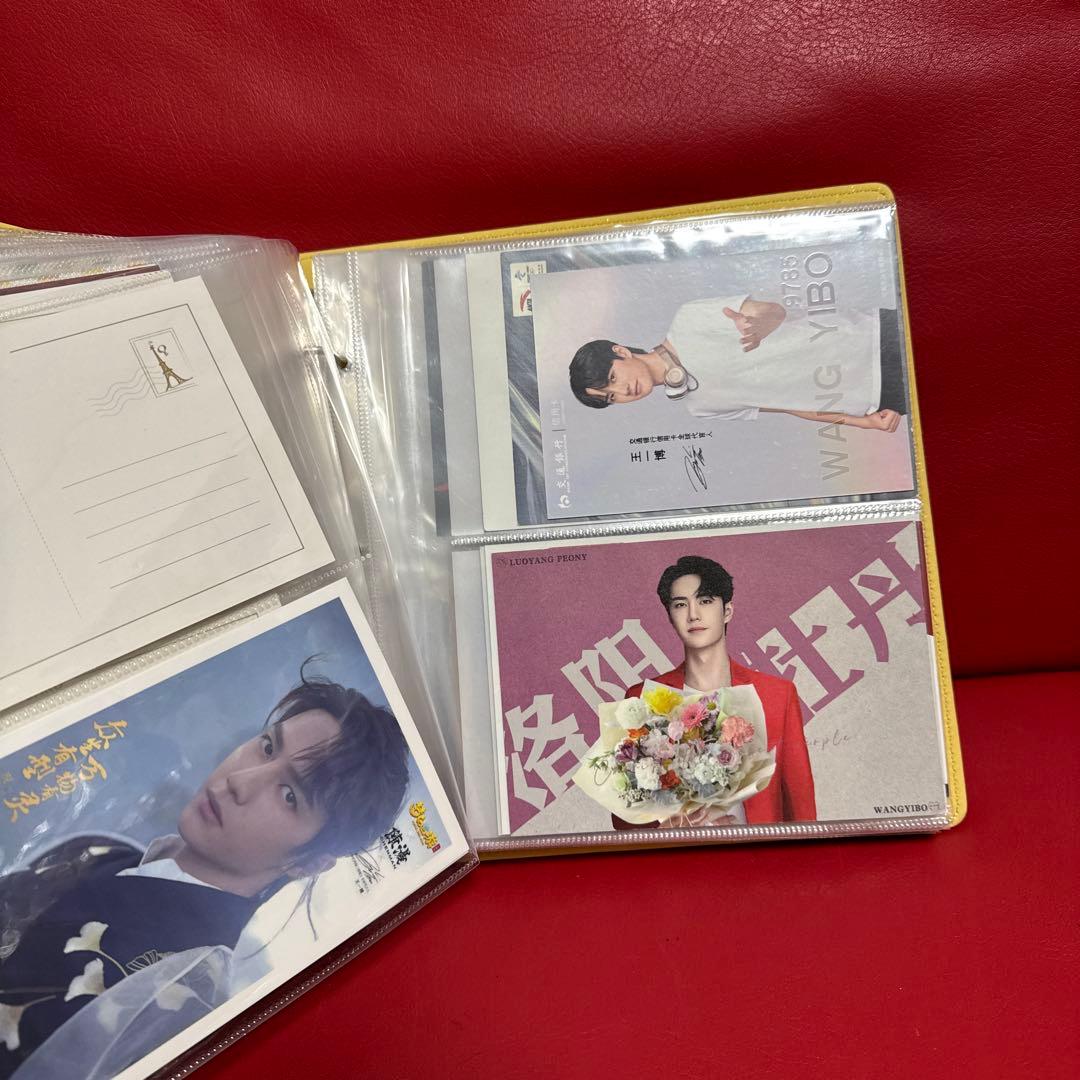 王一博ポストカード 100枚収納冊付き - メルカリ