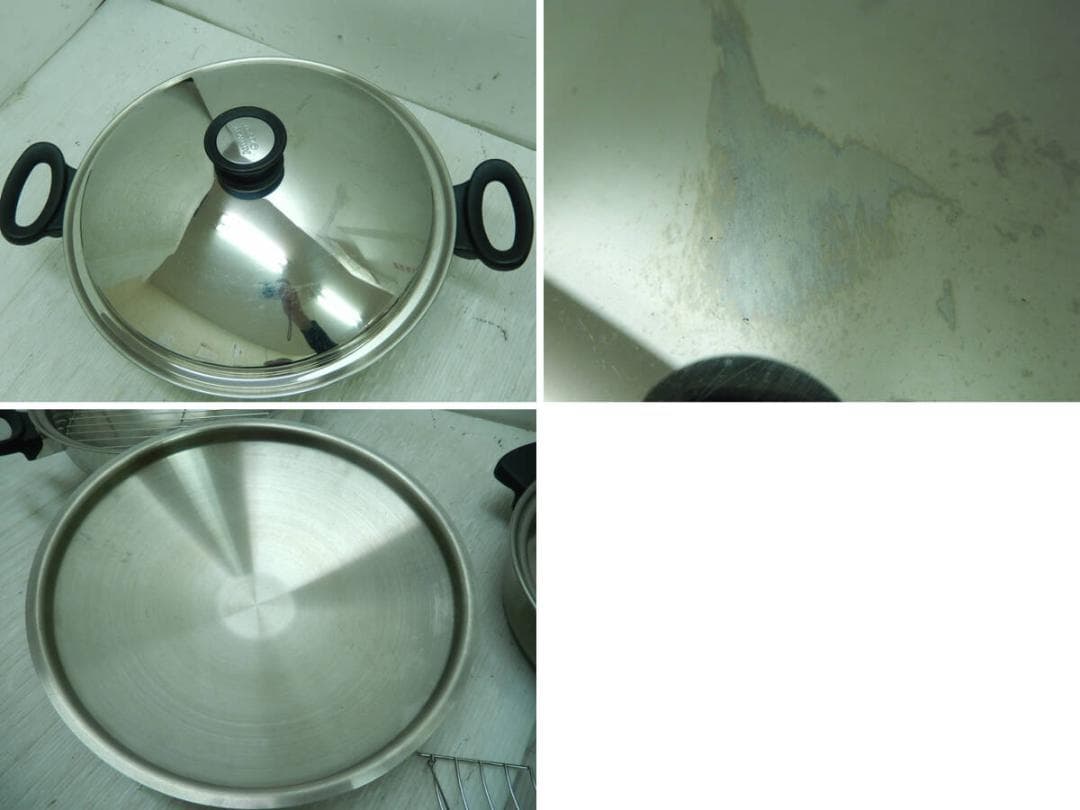 アムウェイ　Ａｍｗａｙ■クイーン■ウォック（フライ鍋）と片手鍋■２点　まとめて