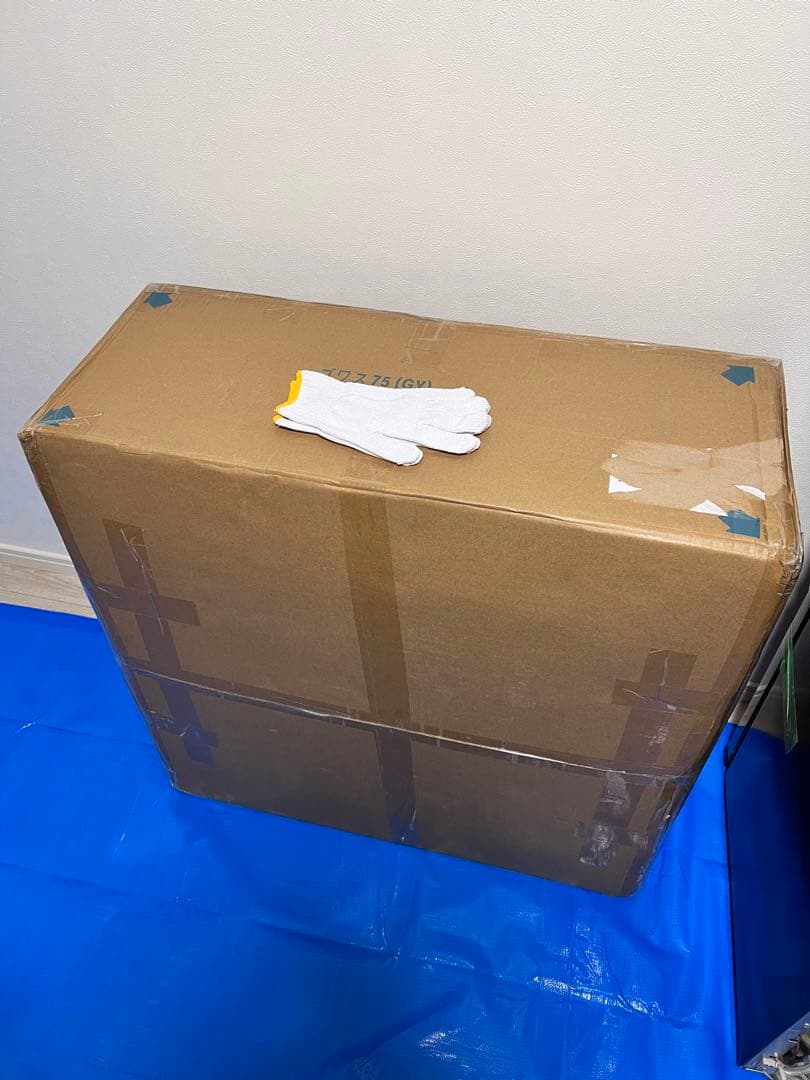 【新品・未開封】セラミック調ローテーブル/センター　グレー（暮らしのデザイン）