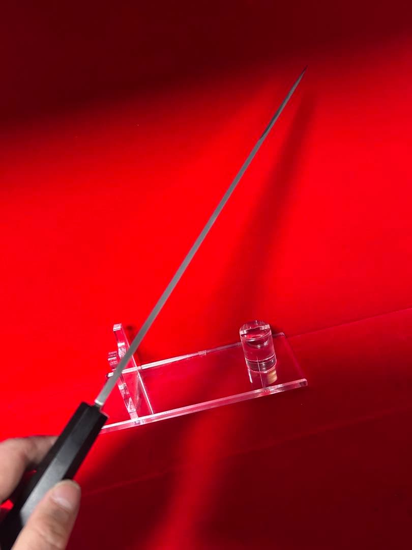 01581 包丁　柳刃　尺　保勝　津軽打刃物　超細地肌有り　切味抜群　箱付