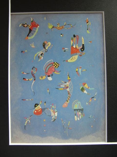 カンディンスキー、空の青、希少な画集より、状態良好、新品高級額