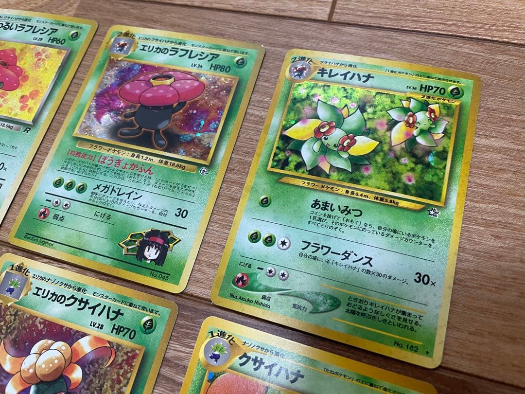 旧裏 ポケモンカード ラフレシア キレイハナ 進化ラインセット