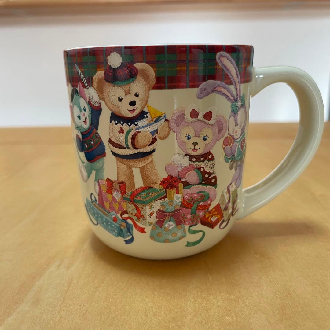 東京ディズニーシー ダッフィー クリスマスマグカップ 2個セット