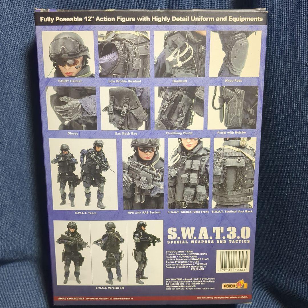 1/6 12インチ HOT TOYS S.W.A.T.3.0 女性隊員