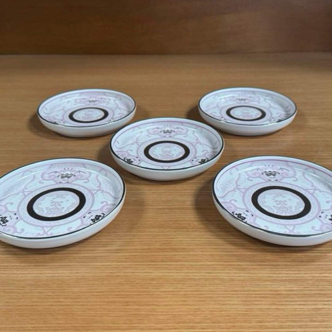 アリタポーセリンラボ JAPAN CHERRY 銘々皿 古伊万里草花紋 5枚組☆