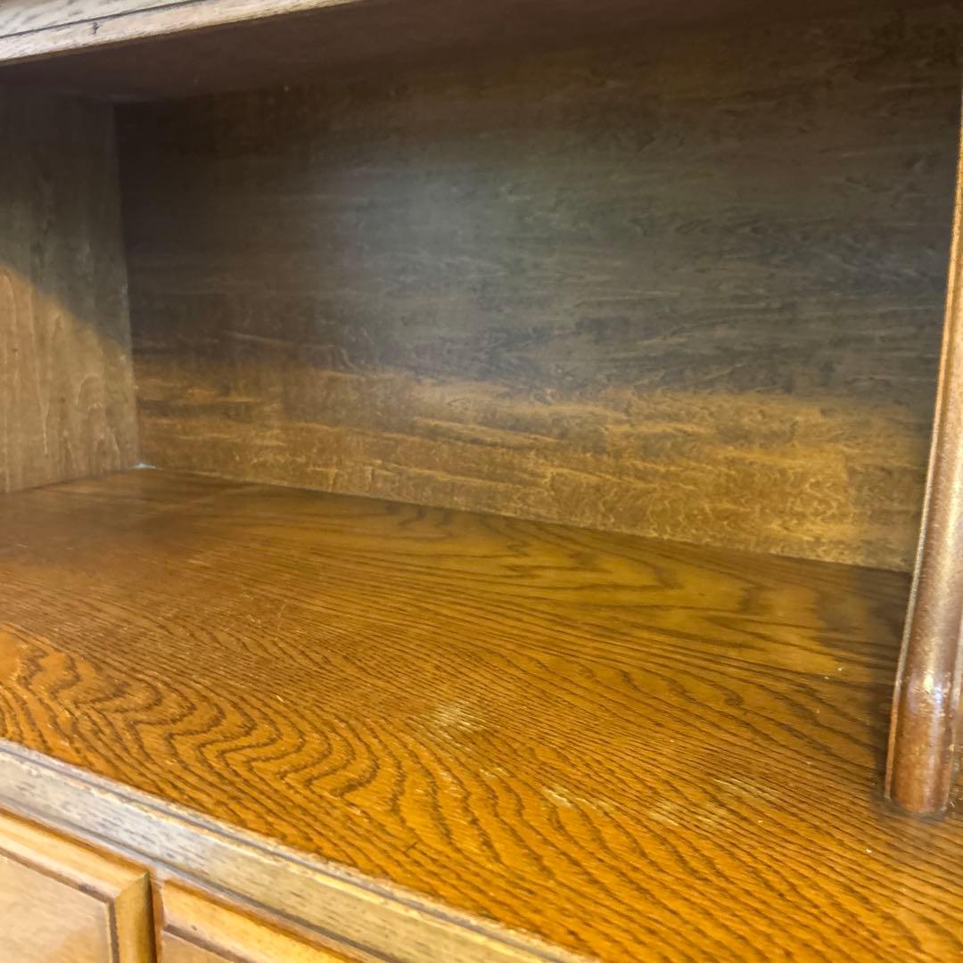 天然木　食器棚　お洒落　アーリーアメリカンシリーズ　クラシック　送料込