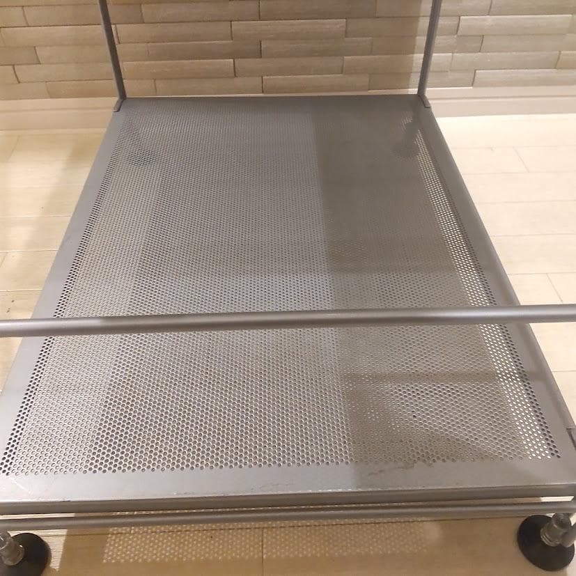 ★廃盤品★ 無印良品 スチール ユニットシェルフ シルバー メッシュ