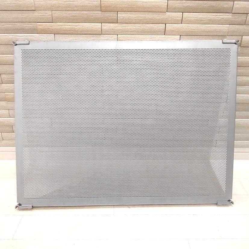 ★廃盤品★ 無印良品 スチール ユニットシェルフ シルバー メッシュ