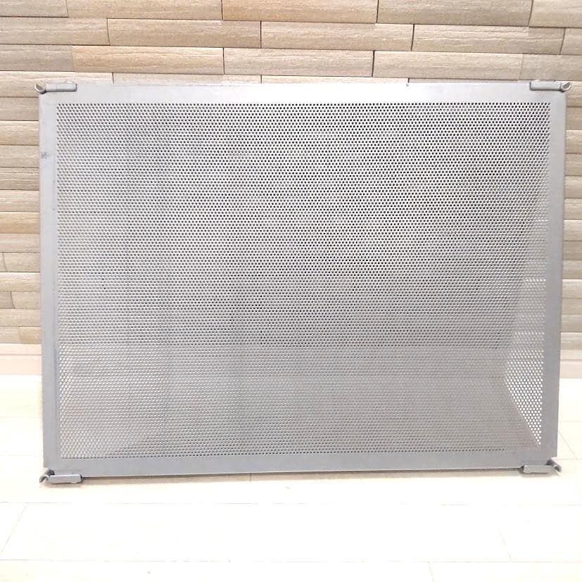 ★廃盤品★ 無印良品 スチール ユニットシェルフ シルバー メッシュ