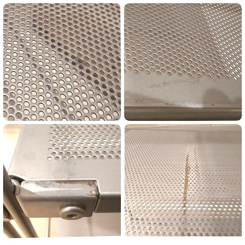 ★廃盤品★ 無印良品 スチール ユニットシェルフ シルバー メッシュ