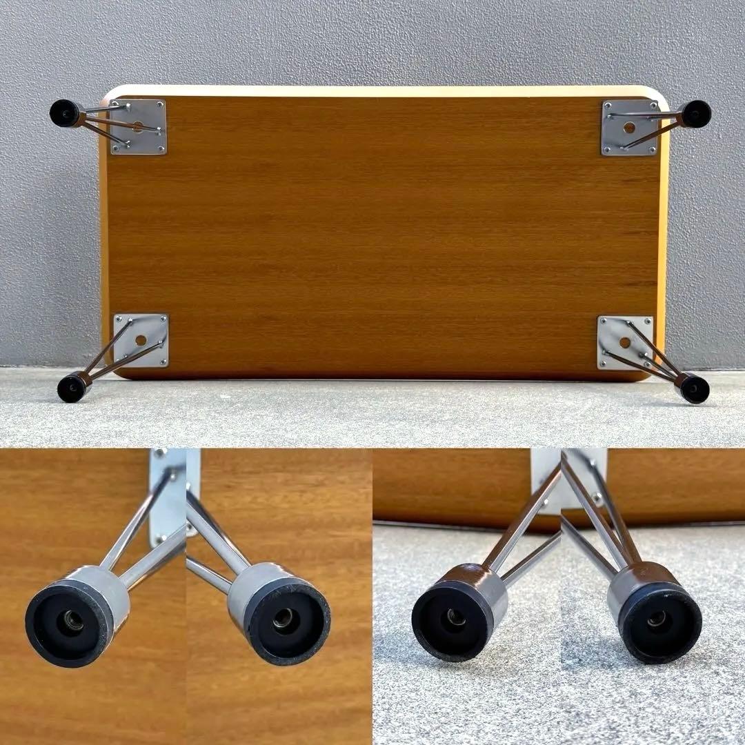 木製 センターテーブル エキスパンダーレッグ リプロ スチール インダストリアル