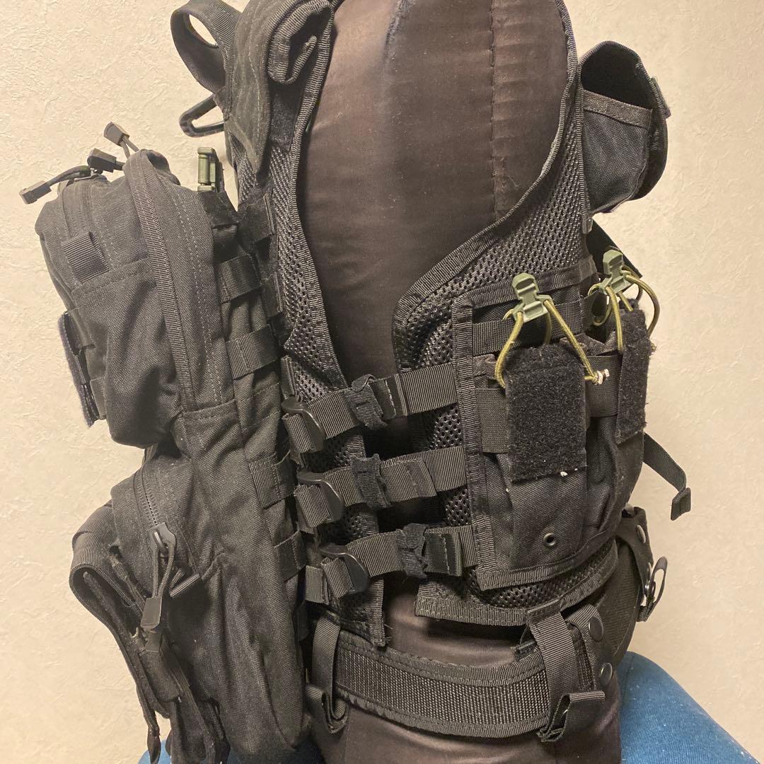 Condor タクティカルベスト ハイドレーションバックパック付き セットアップ