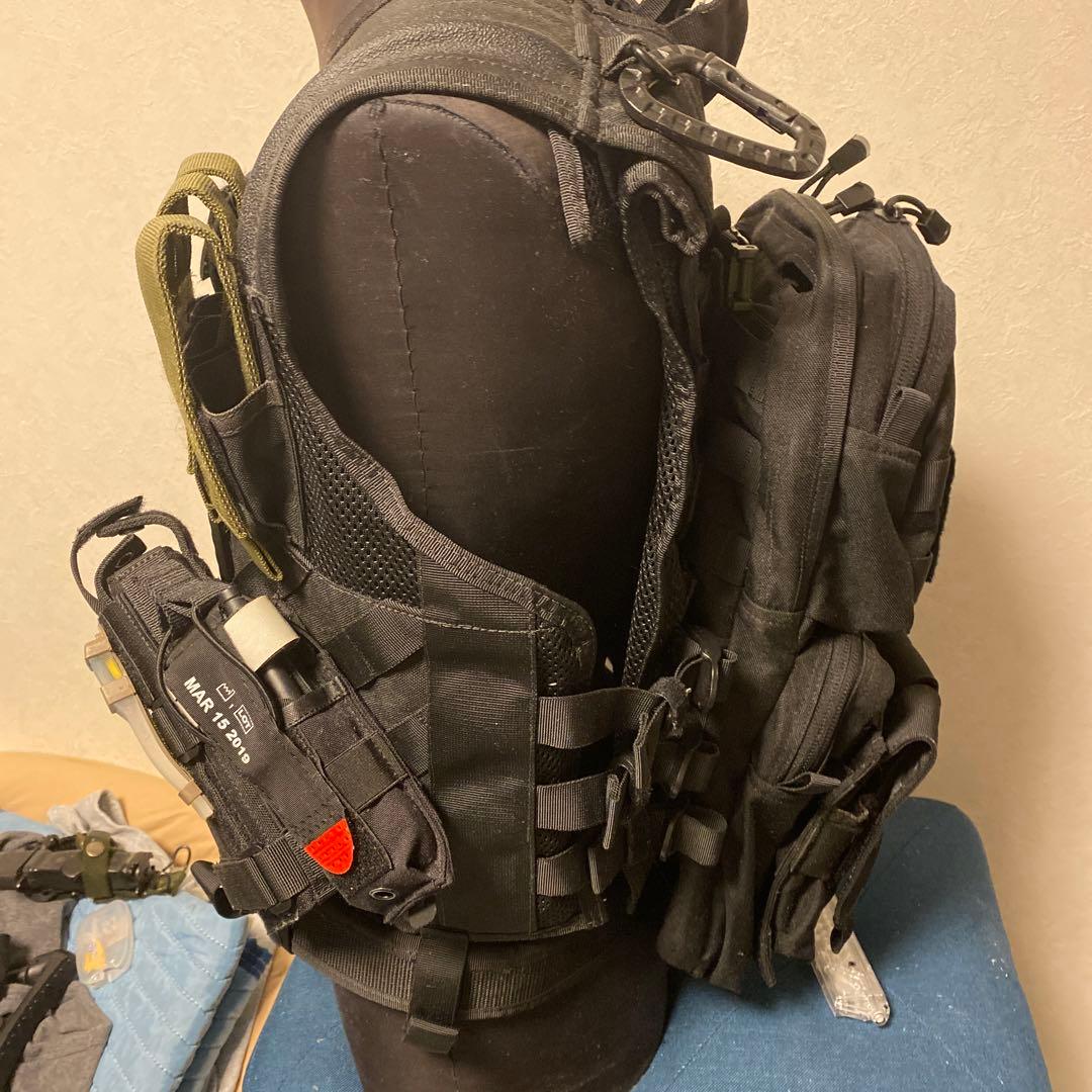 Condor タクティカルベスト ハイドレーションバックパック付き セットアップ