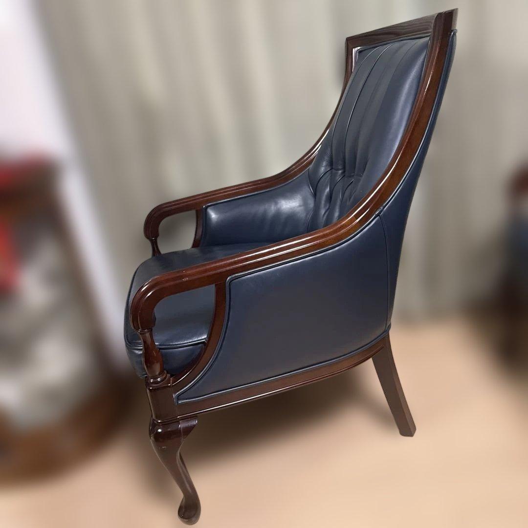 マルニ　ケントコートシリーズ　1脚　レザー1人掛けソファ④