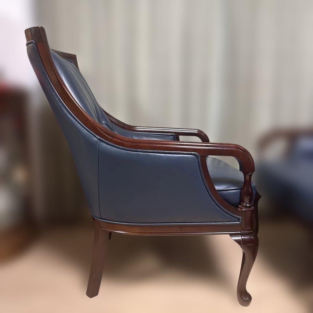 マルニ　ケントコートシリーズ　1脚　レザー1人掛けソファ④