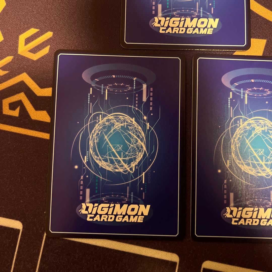 デジモンカードゲーム　発売記念大会　優勝　ラピッドモン　SR パラレル　3枚