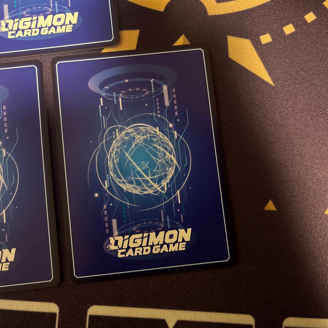 デジモンカードゲーム　発売記念大会　優勝　ラピッドモン　SR パラレル　3枚