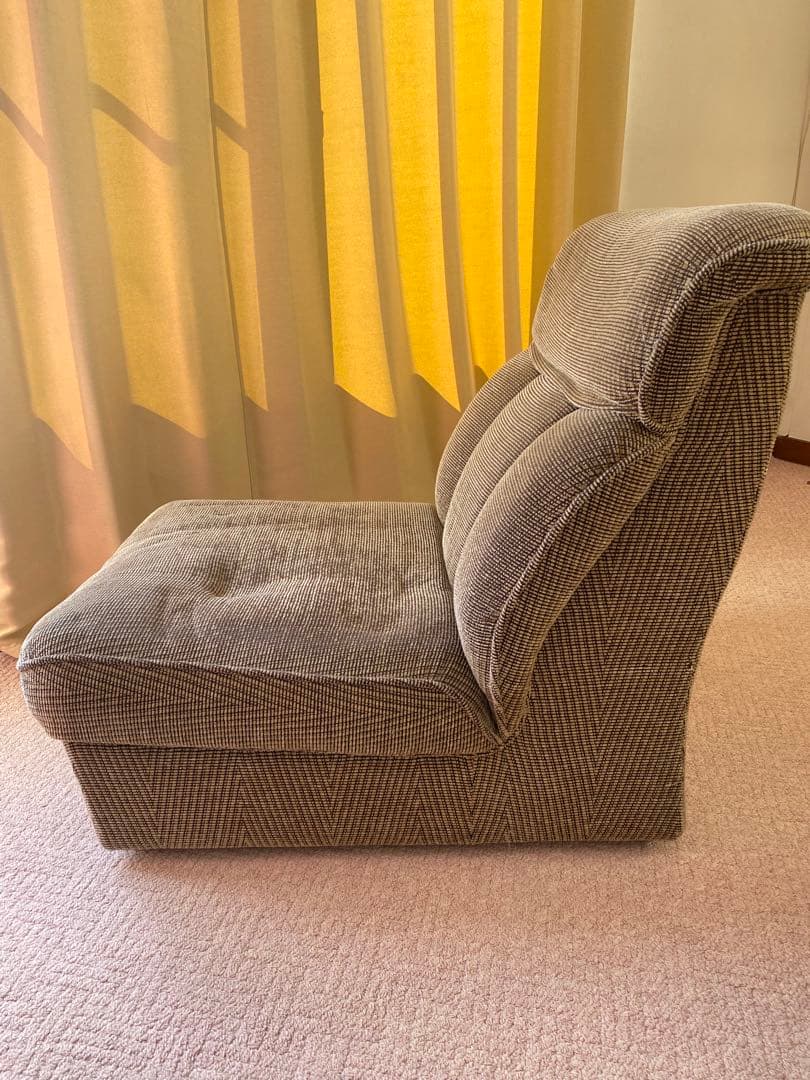 1人掛けソファ グレー系