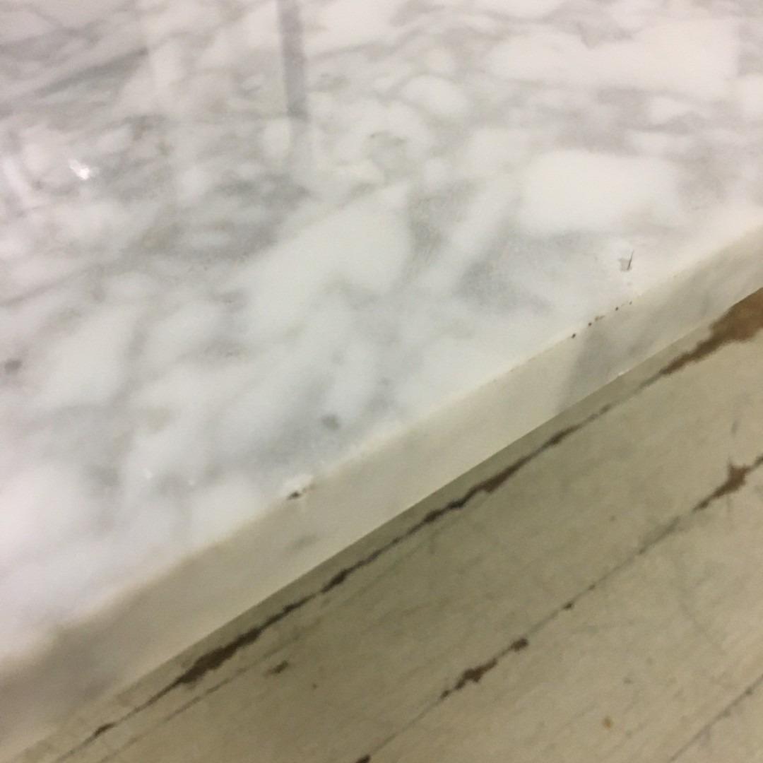 25023 大理石サイドテーブル　2段　幅50cm