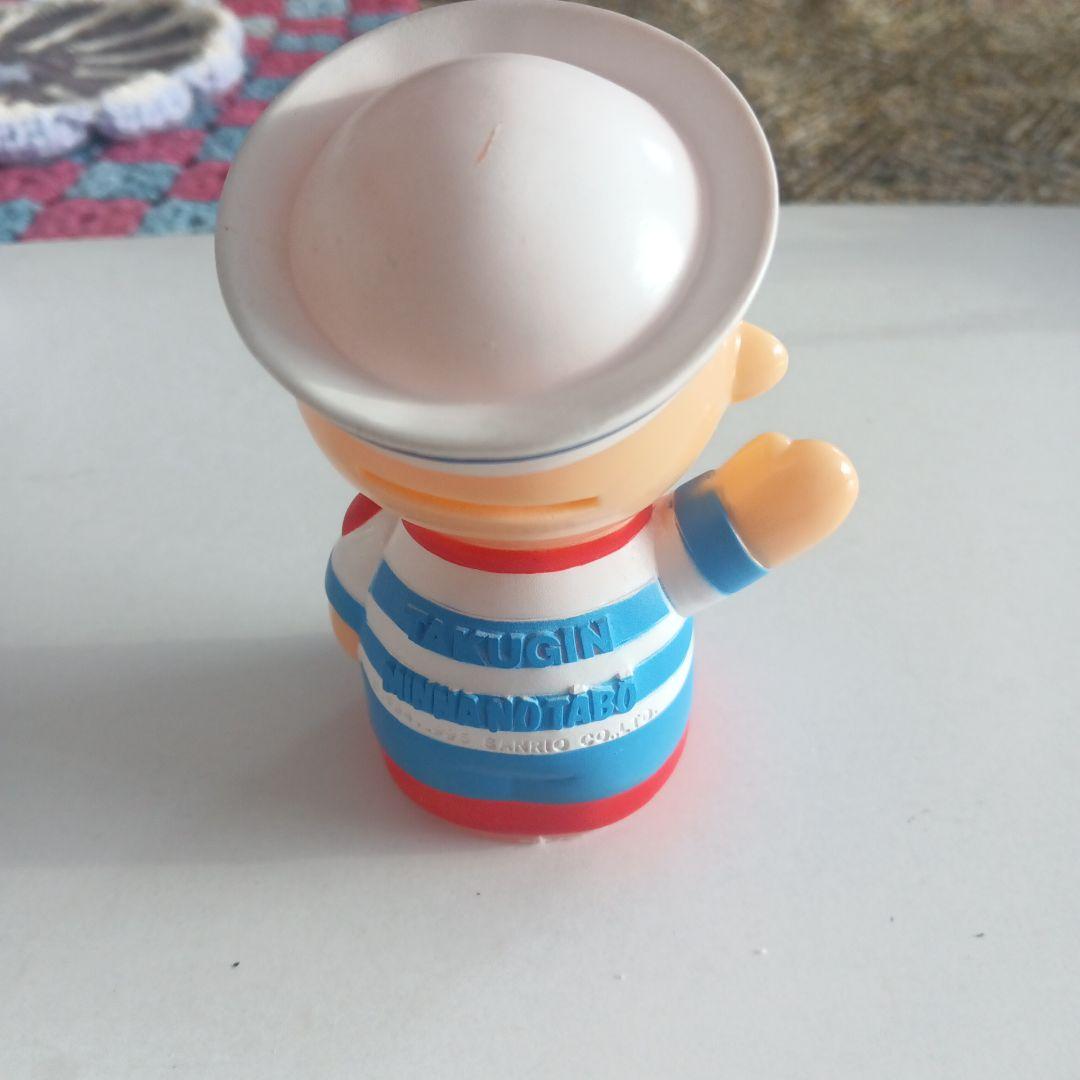 当時物 レトロ サンリオ 北海道拓殖銀行 みんなのたあ坊 貯金箱 ソフビ