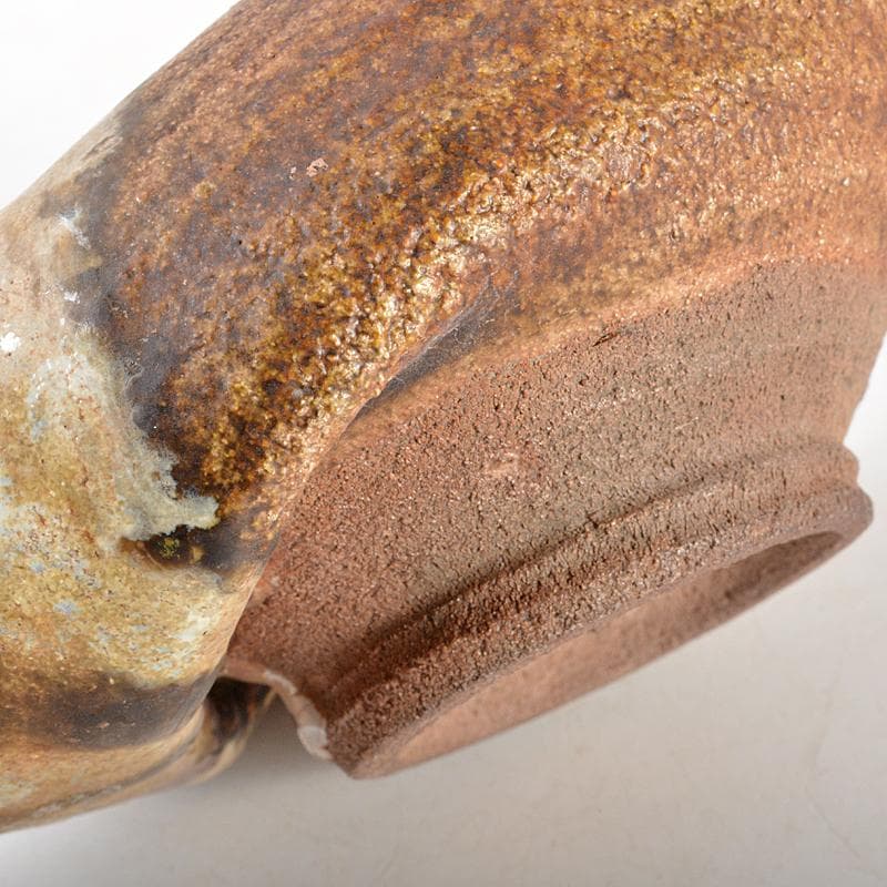 唐津焼 古唐津 釉垂れ 手びねり 変形碗 時代箱付 C R6652 - メルカリ