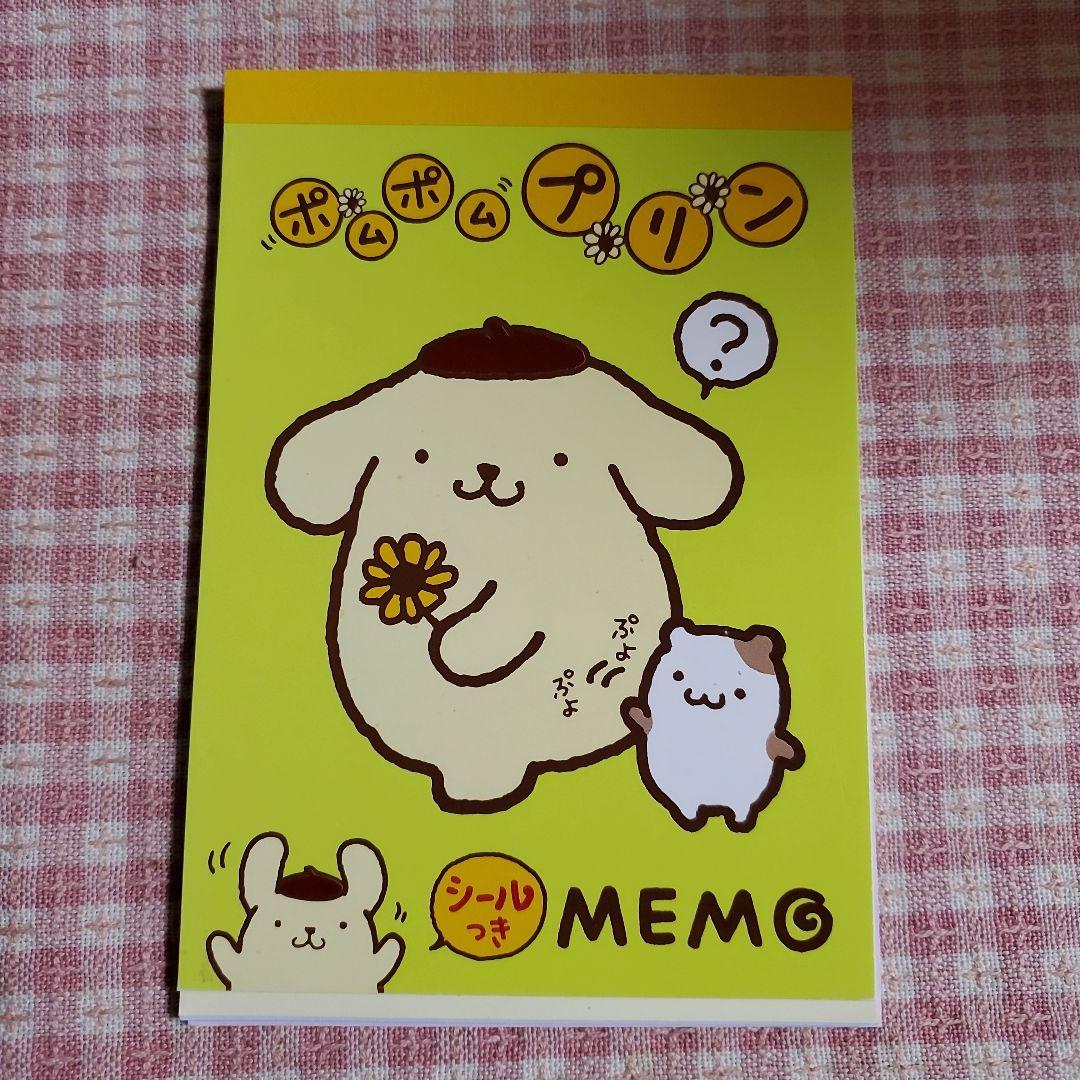 平成レトロ サンリオ ポムポムプリン メモ帳 - メルカリ