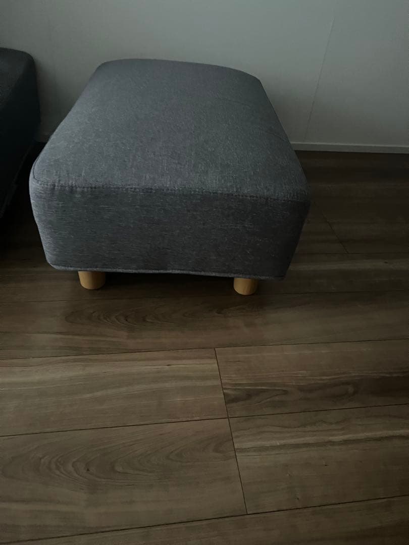 【3人掛け用】ソファ オットマン　クッション付き右肘