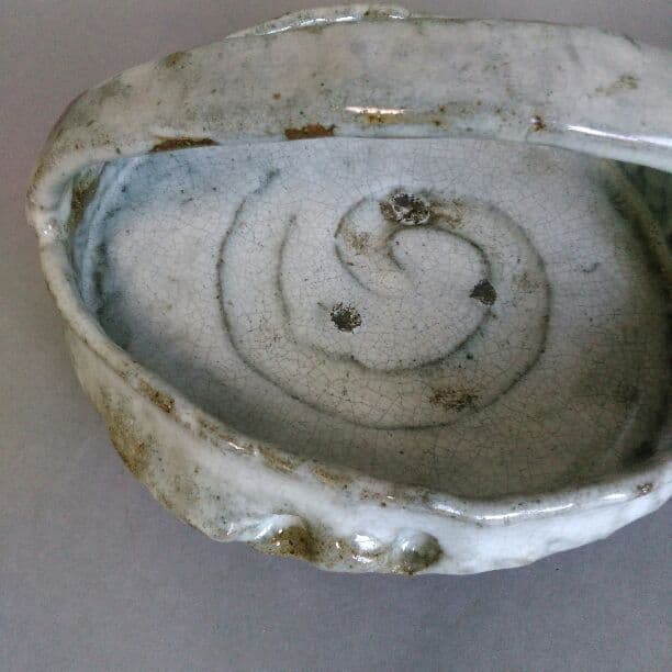 唐津 手付菓子鉢 茶道具