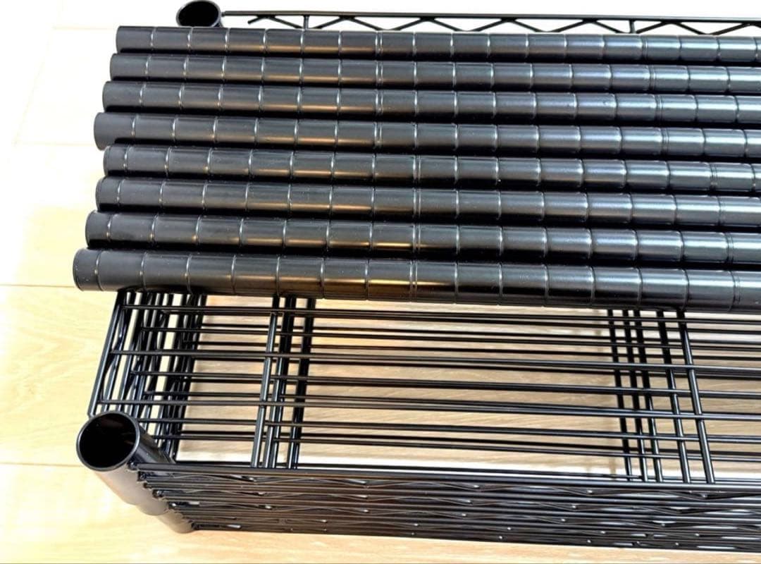 【2個】5段スチールラック キャスターなし幅91.4奥行35.6高さ183cm