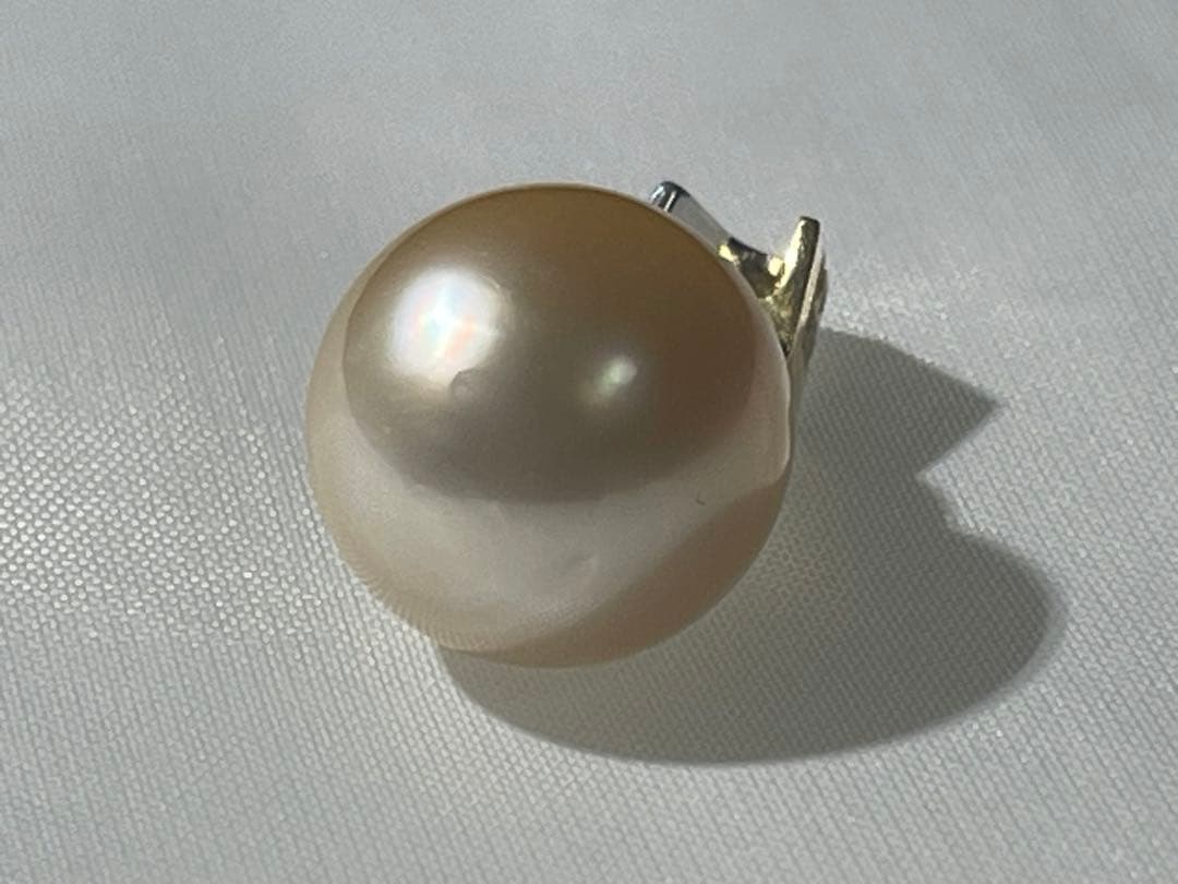 K18/WG コンビ 真珠12mm ペンダントトップ 4.9g
