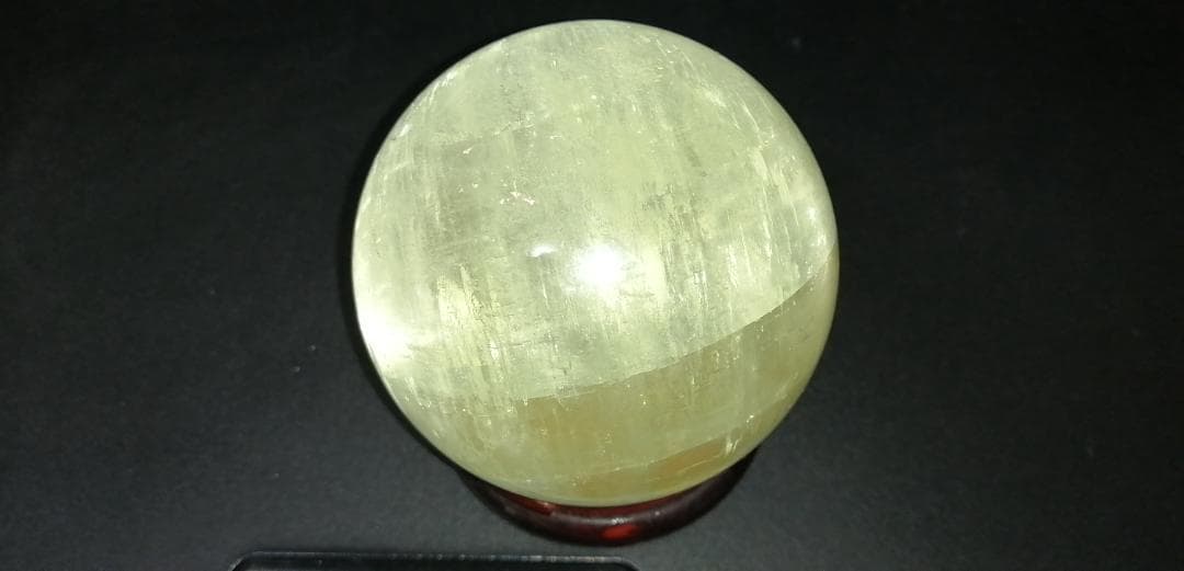 水晶玉 シトリン■直径９０mm■