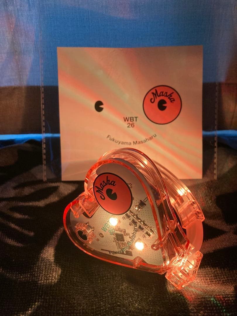 福山雅治 グッズ シンクロライトバングル2026 クリアピンク WBT26