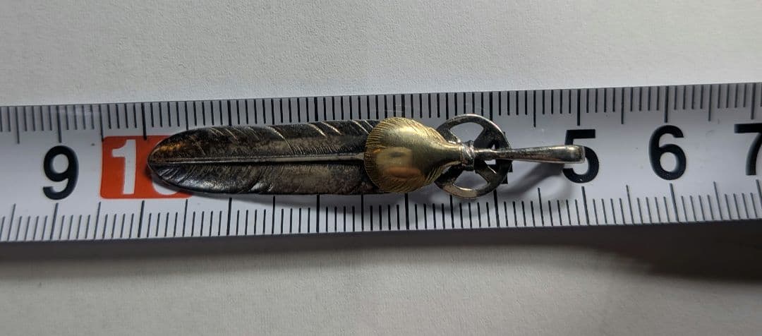 金ハート付ストレートフェザー・ハートホイールフェザー 【大】①