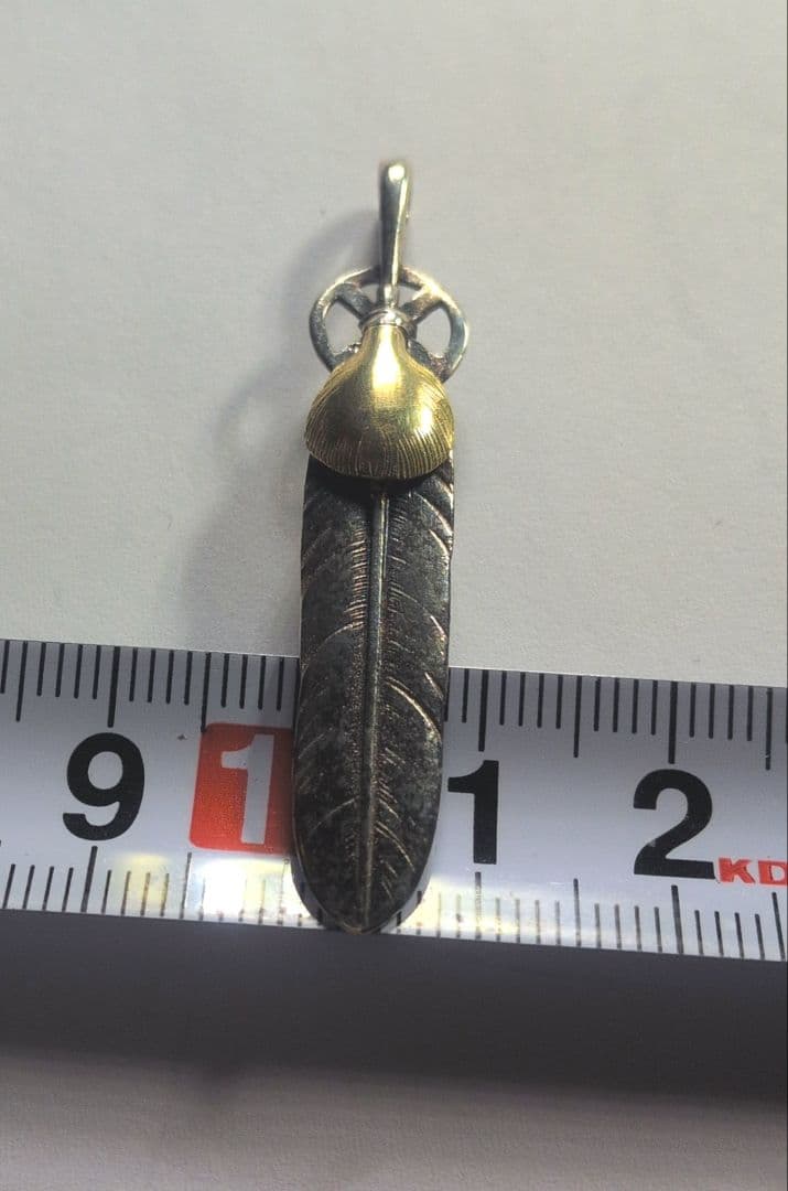 金ハート付ストレートフェザー・ハートホイールフェザー 【大】①