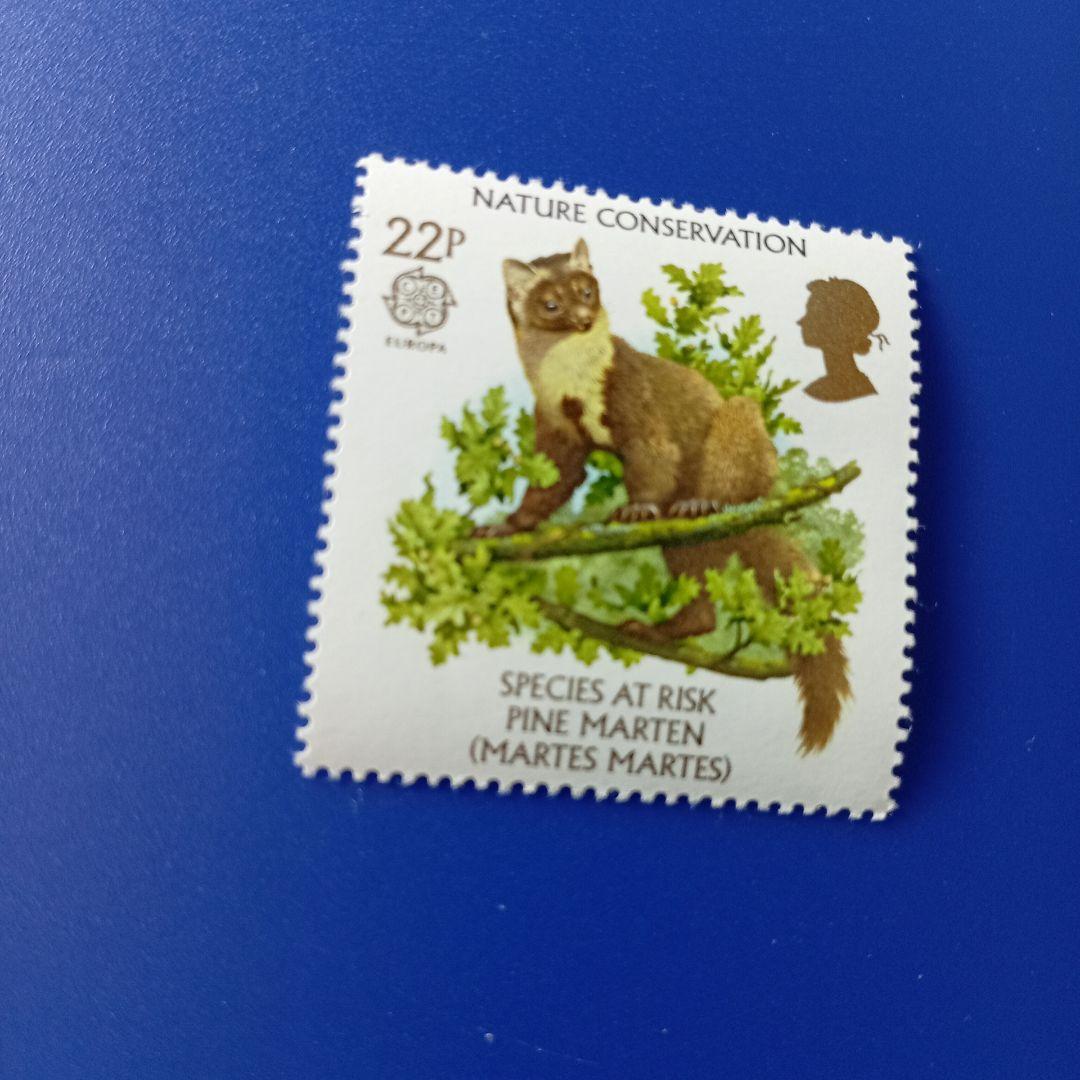 9602 外国切手 イギリス 自然保護 絶滅危惧種 動物 4V - メルカリ