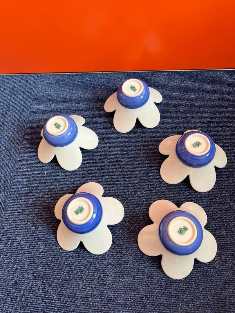 1306 幸楽窯　羽付き　小鉢　5客　未使用